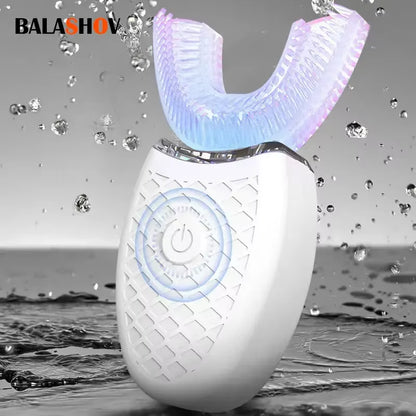 Sonicglow™ 360° Electric Toothbrush: USB Rechargeable Automatic Toothbrush for Deep, Effortless Cleaning