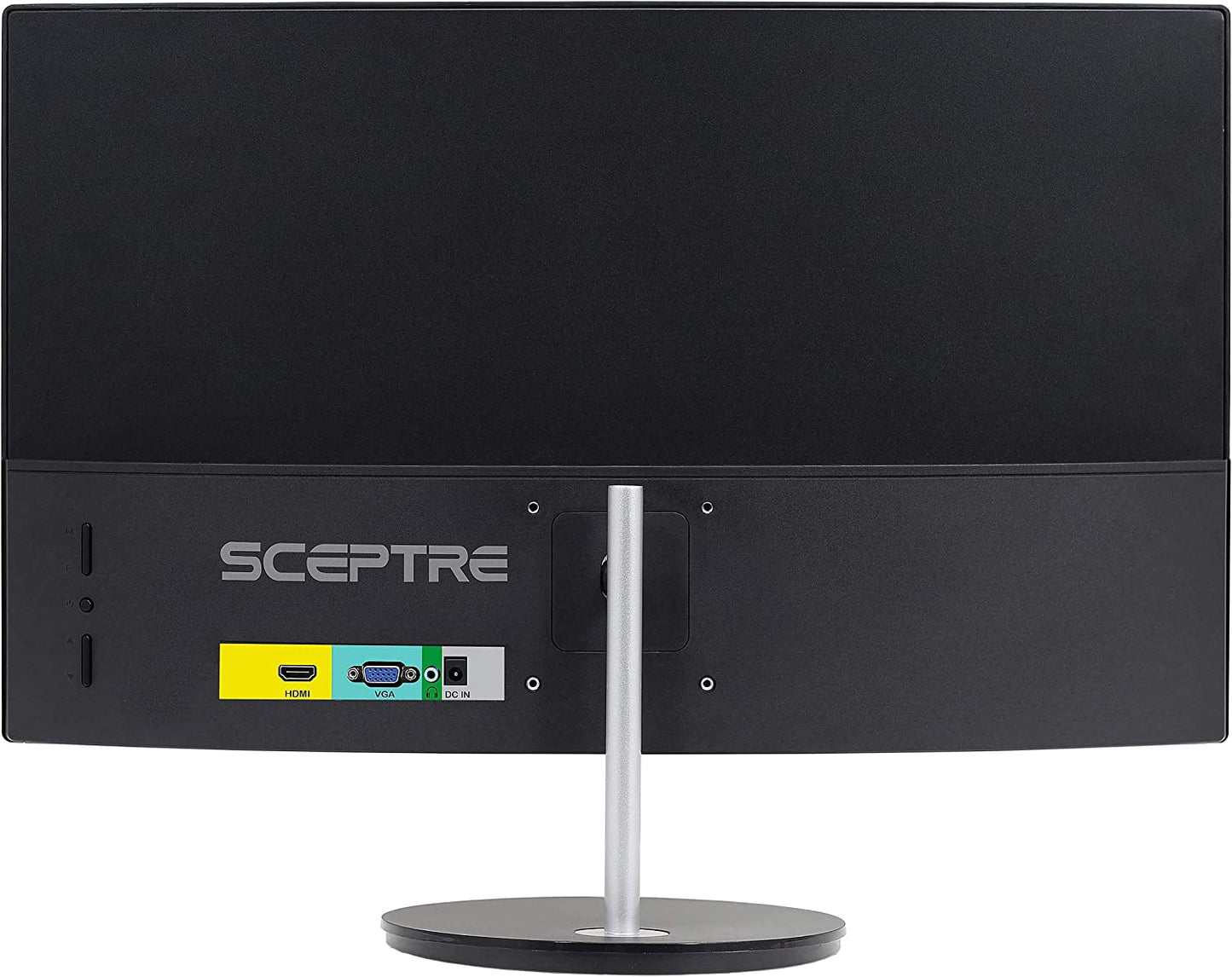 24" Curved 75Hz Gaming LED Monitor Full HD 1080P HDMI VGA Speakers, VESA Wall Mount Ready Metal Black 2019 (C248W-1920RN)